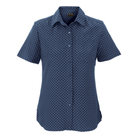 Ladies Donna Blouse Short Sleeve